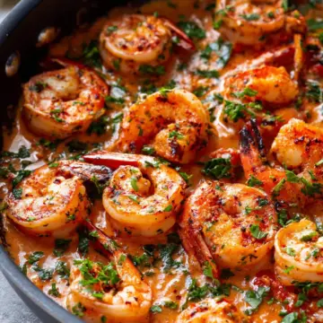 Creamy Garlic-Paprika Shrimp Skillet