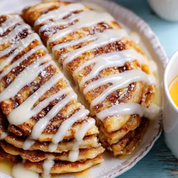 Cinnamon Roll Pancakes Recipe