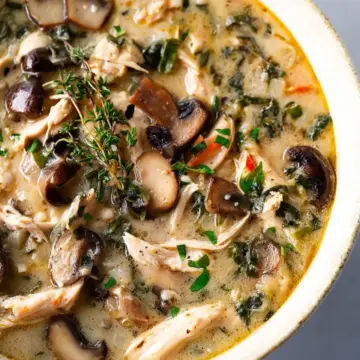 Rotisserie Chicken Mushroom Soup