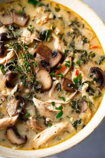 Rotisserie Chicken Mushroom Soup