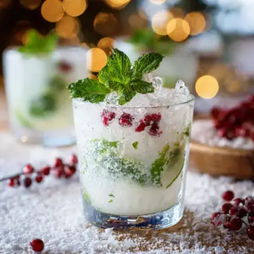 White Christmas Mojito.