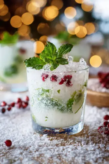 White Christmas Mojito.