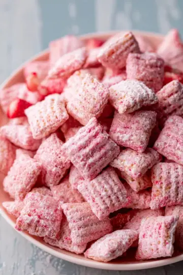 Strawberry Shortcake Puppy Chow
