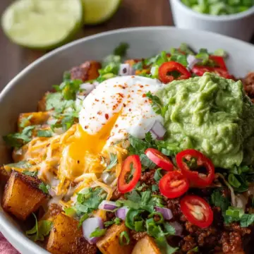 Loaded Taco Potato Bowl