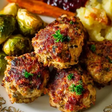Turkey & Stuffing Meatballs