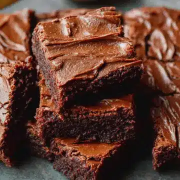 Chewy Fudgy Frosted Brownies