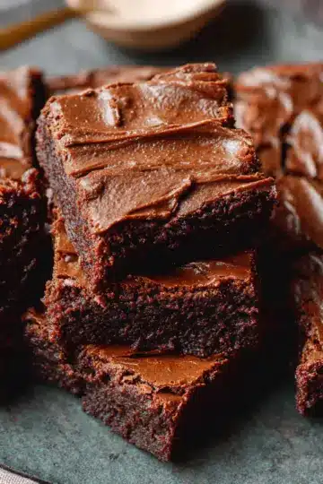 Chewy Fudgy Frosted Brownies