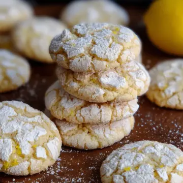Lemon Crinkle Cookies!