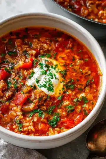 Stuffed Pepper Soup