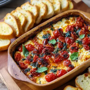 Baked Bruschetta Dip
