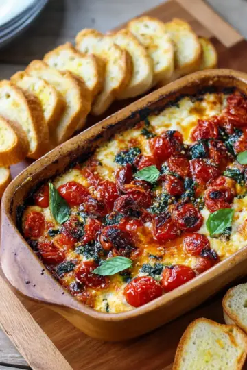 Baked Bruschetta Dip