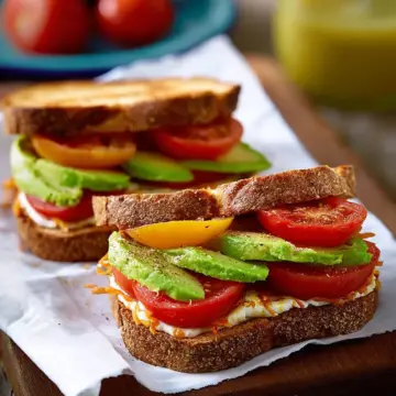 Tomato & Avocado Sandwiches