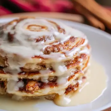 Cinnamon Roll Pancakes