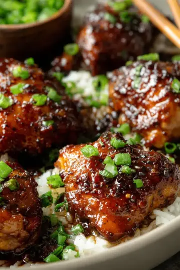 Honey Black Pepper Chicken Thighs