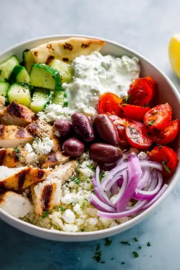 Greek Chicken Bowls