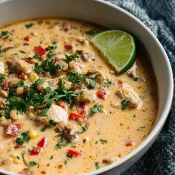 Creamy Cajun White Chicken Chili