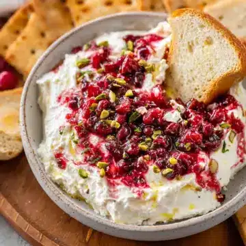 Cranberry Whipped Feta Dip