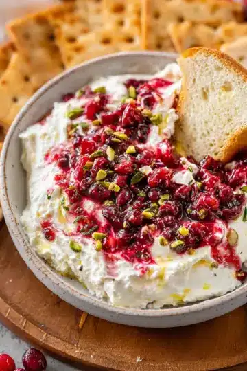 Cranberry Whipped Feta Dip