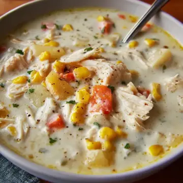 Easy Chicken and Corn Chowder