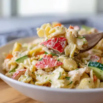 Imitation Crab Pasta Salad