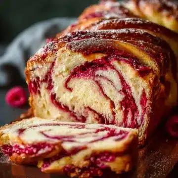 Raspberry Swirl Brioche Loaf Recipe