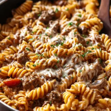 Creamy Beef Pasta Recipe