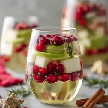 Festive White Christmas Sangria