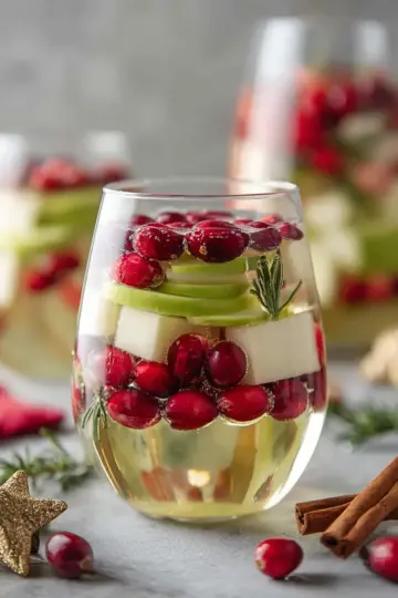 Festive White Christmas Sangria