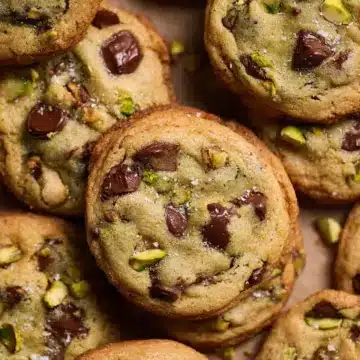 Pistachio Chocolate Chip Cookies