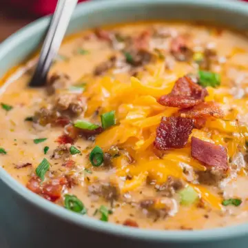 Cheeseburger Soup