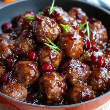 Cranberry Meatballs