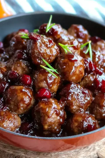 Cranberry Meatballs