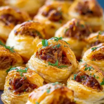 Pulled Pork Pastry Puffs – Football Friday