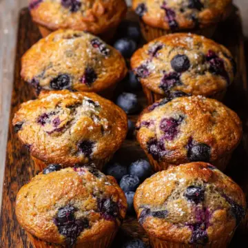 Banana Blueberry Muffins (Use Fresh or Frozen Blueberries!)