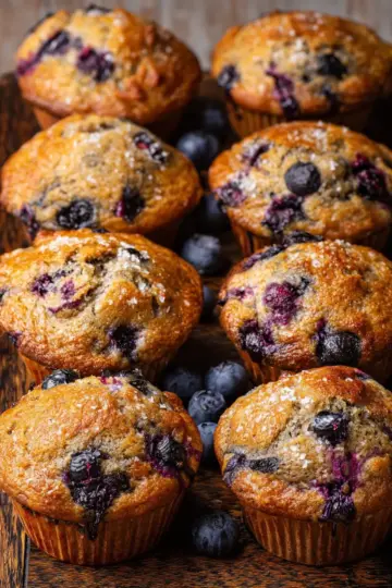 Banana Blueberry Muffins (Use Fresh or Frozen Blueberries!)