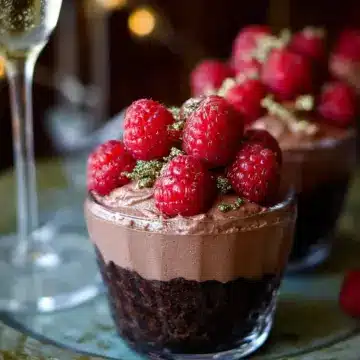 Raspberry Chocolate Mousse Cups- A Decadent Dessert