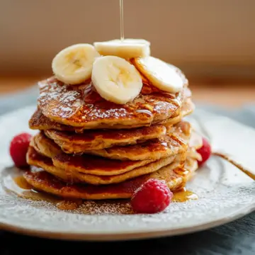 Blender Oatmeal Pancakes