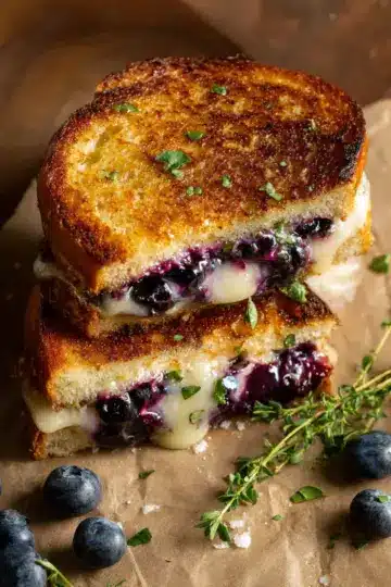 Blueberry White Cheddar Grilled Cheese