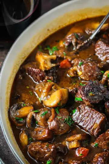 Wild Mushroom and Beef Stew