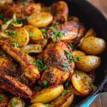 Garlic Butter Chicken and Potatoes