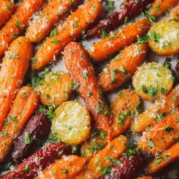Parmesan Roasted Carrots