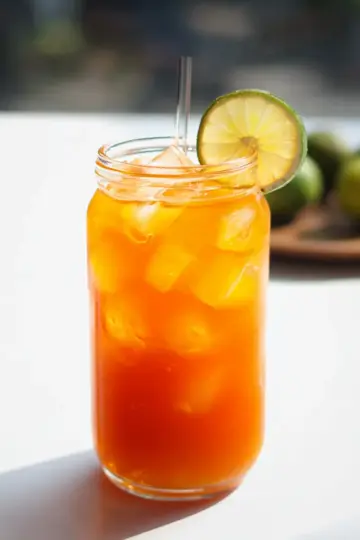 Honey Sweetened Thai Lemon Iced Tea