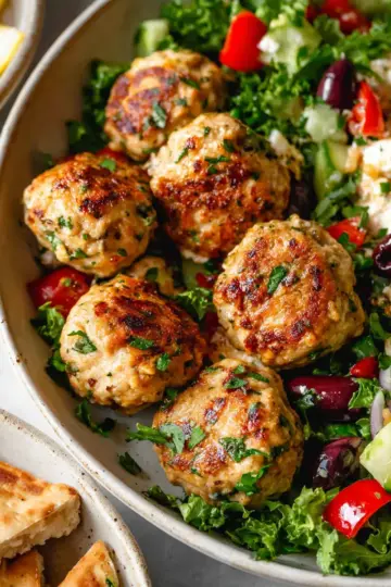 Mediterranean Chicken Meatballs