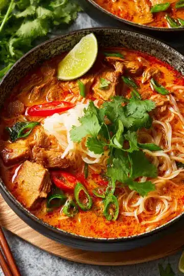 Thai Red Curry Noodle Soup