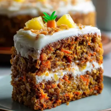 Hawaiian Carrot Pineapple Cake