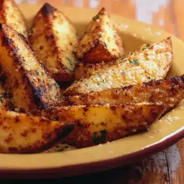 Garlic Parmesan Potato Wedges