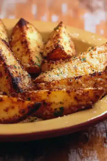 Garlic Parmesan Potato Wedges