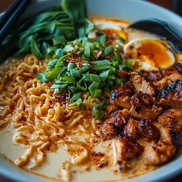 Fiery Chicken Ramen A Simple Spicy Creamy Recipe