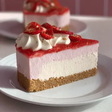 Strawberry and Cream Cheesecake