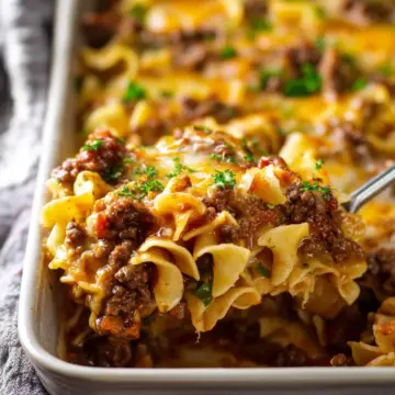Sour Cream Beef Noodle Casserole